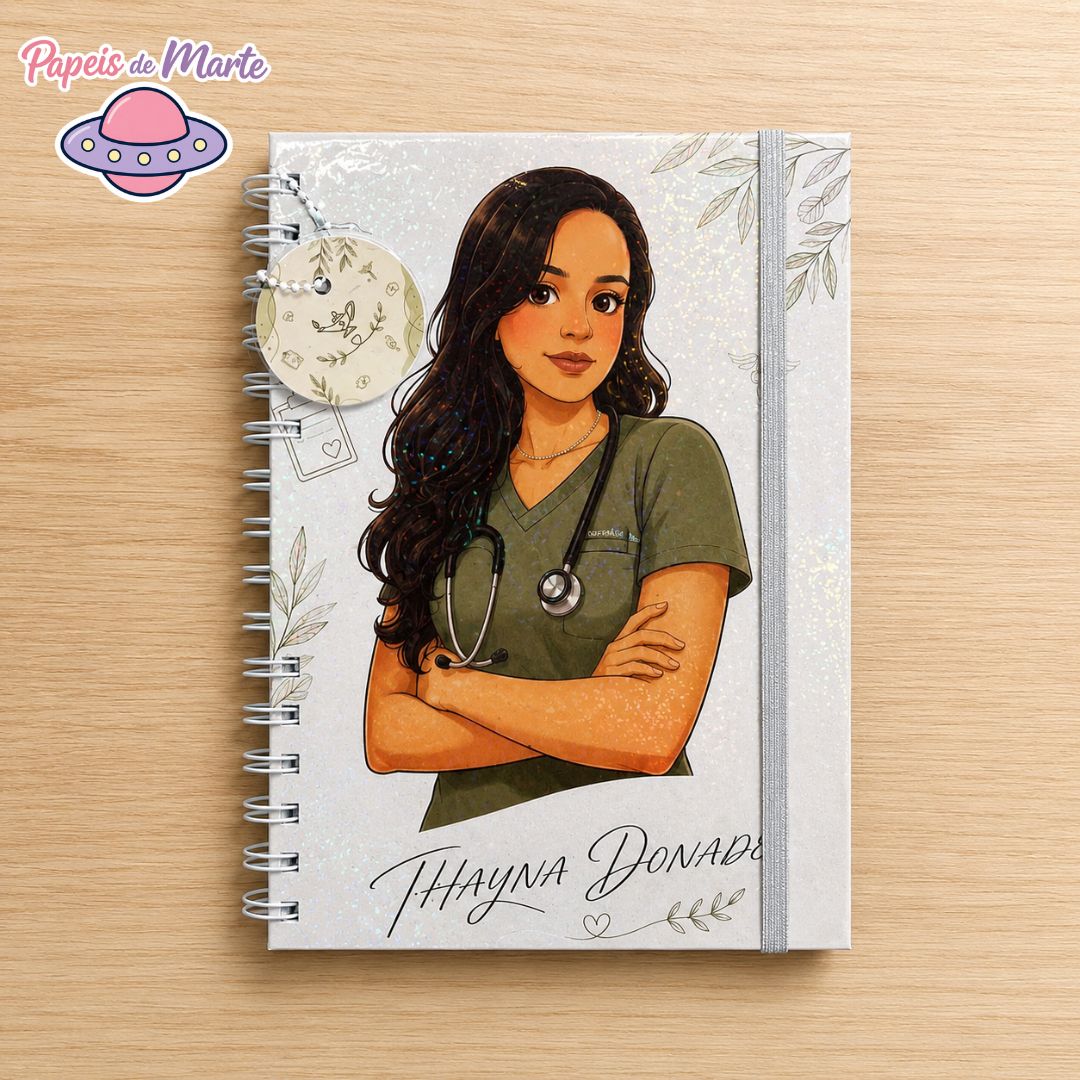 Caderno A5 Profissões 90 folhas